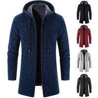 autumn and winter cashmere mens cardigan chenille outer sweater sweater sweater coat windbreaker