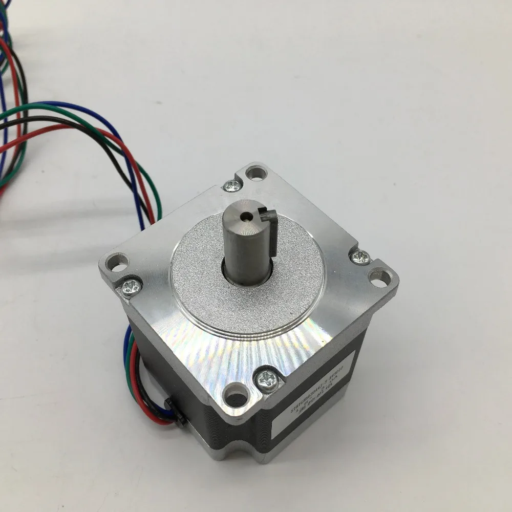 5:1 червячная коробка передач RV030 редуктор скорости 14 мм выход с Nema23 шаговый