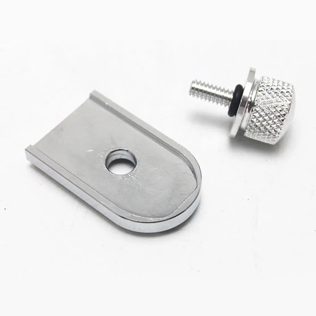 

Rear Fender Seat Bolt Tab Screw Mount Knob Cover For Harley Black