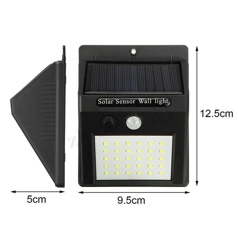 

30 LED Solar Light Outdoor PIR Motion Sensor Light Sunlight Garden Security Wall Lamp Road Street Lamp Rainsafe Waterproof