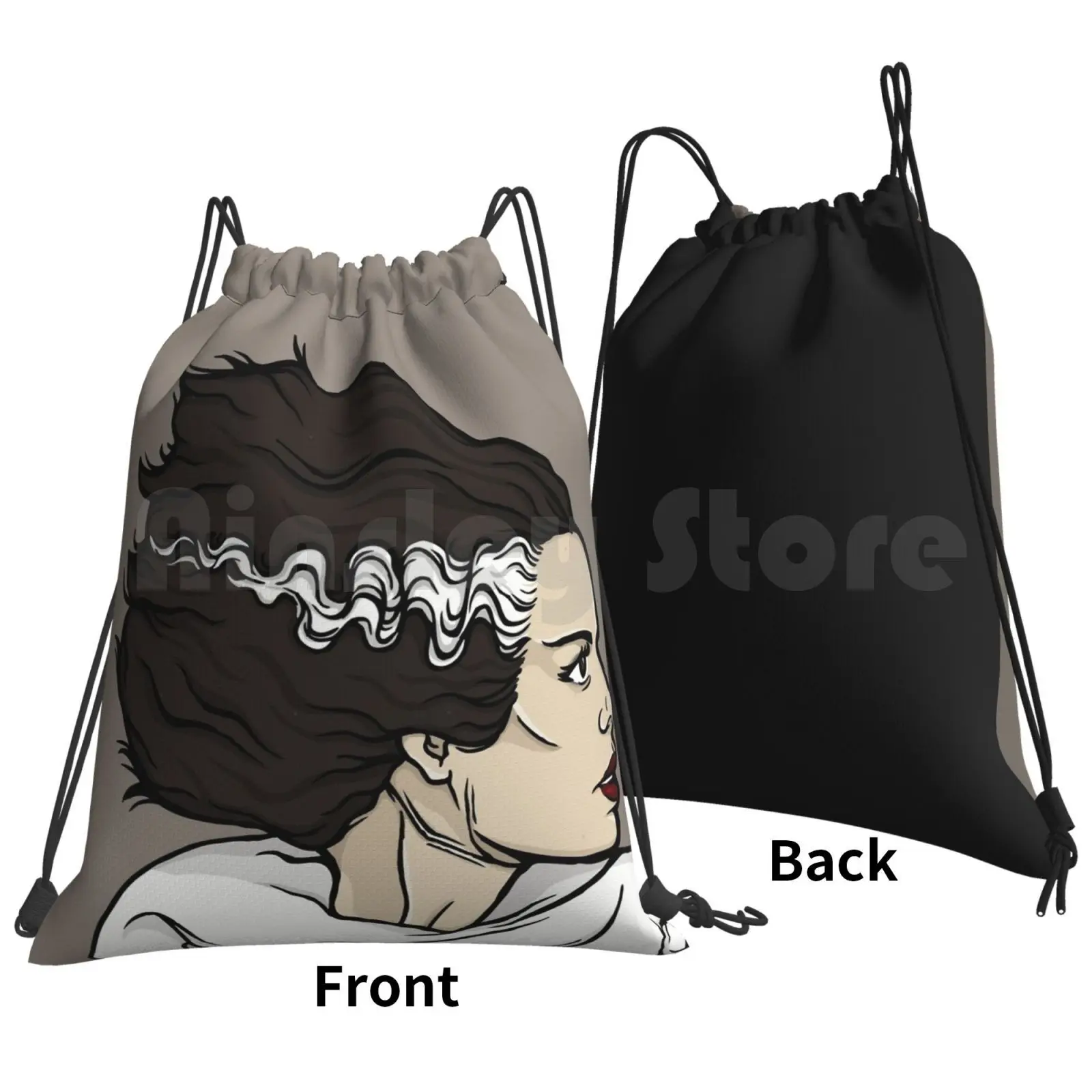 The Bride Frankenstein рюкзак сумка с Кулиской Спортивная Сумка водонепроницаемая Мэри