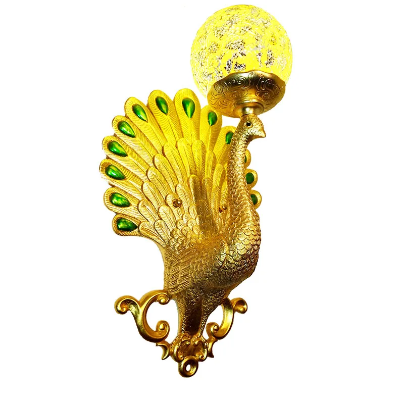 Vintage 5W Retro LED Wall Sconce Light Fixture Peacock Shape Lamp E27 Bulb Hotel Living Room Warm White | Лампы и освещение