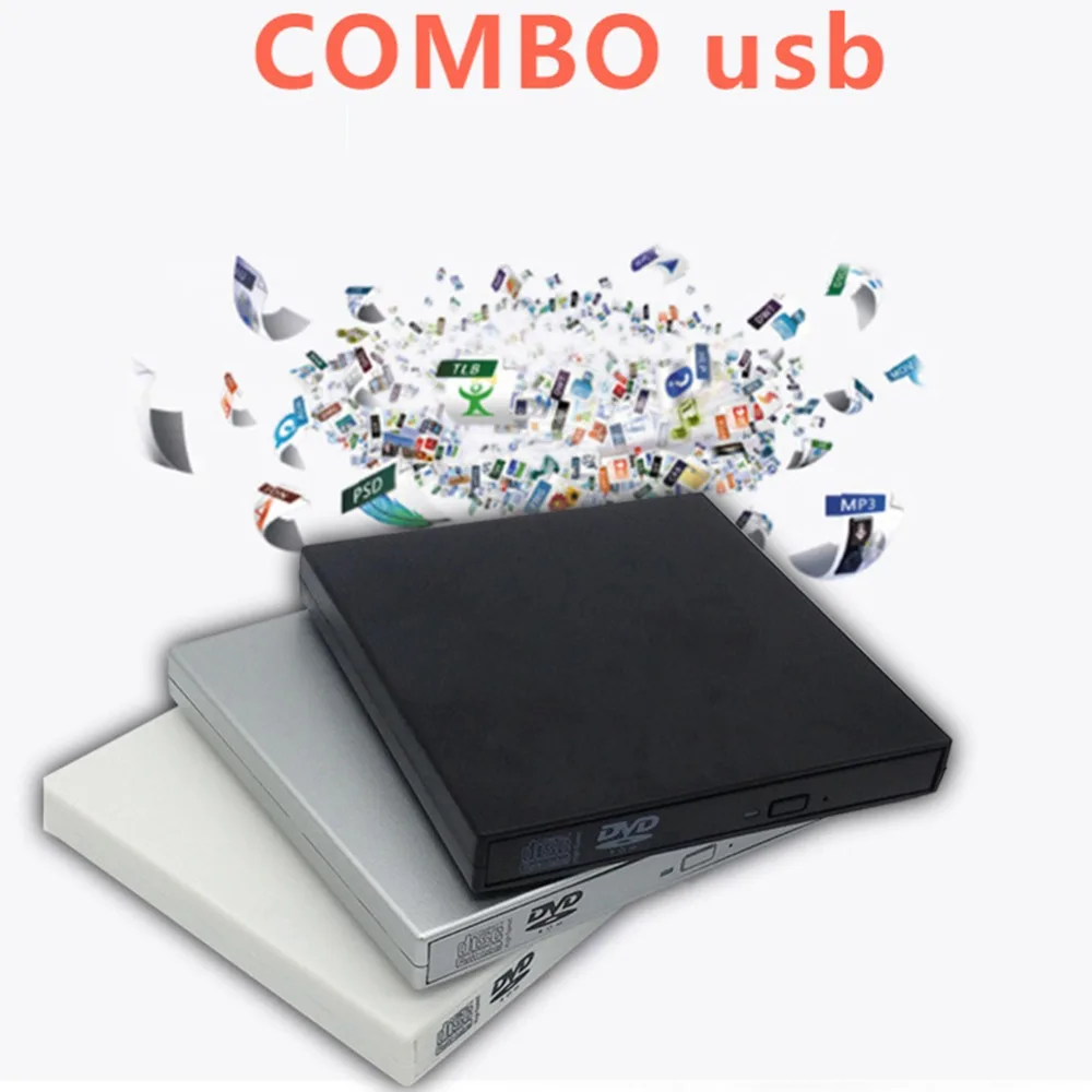Профессиональный тонкий внешний USB 3. 0 DVD привод CD RW записывающее устройство