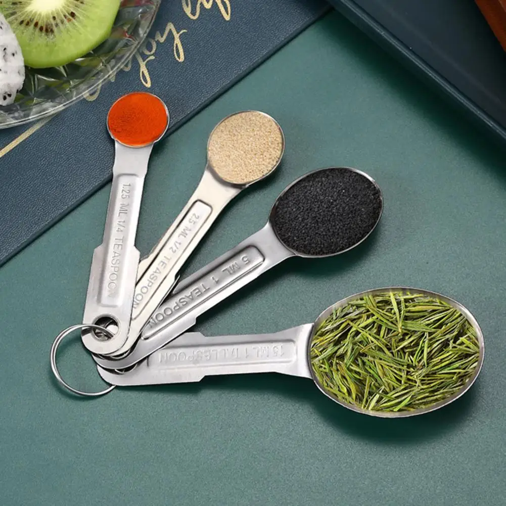 Ложка измерительная из нержавеющей стали серебристая | Дом и сад