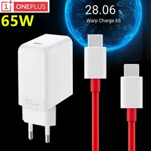 oneplus charger 65 Original Fast Warp charger 65W EU Adapter Type C to type c cable For OnePlus 9 Pro 9R 8T 8 Pro 7T Pro Nord 10