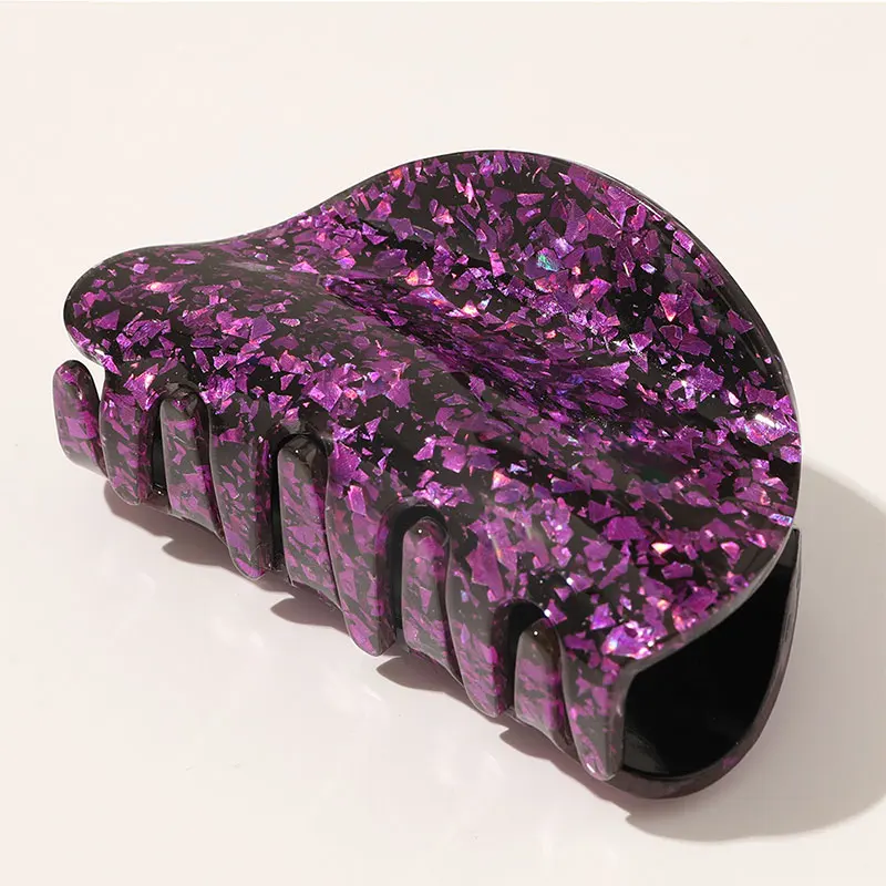 

Korean Geometric Acetate Hair Claws Large HairPins and Clips Marble Prined Hair Clamps Crabs for Women Girls Hair accessories