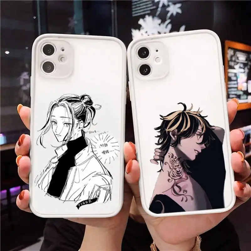 

Tokyo Revengers Phone Case Clear matte transparent For white iPhone 7 8 x xs xr 11 12 pro plus max mini Funda