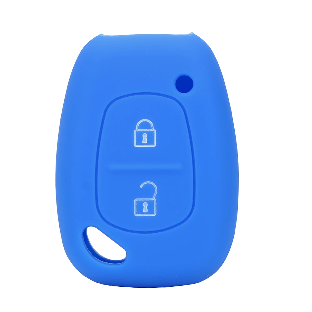 Чехол для автомобильного ключа силиконовый чехол автостайлинг 2 кнопки Renault Trafic