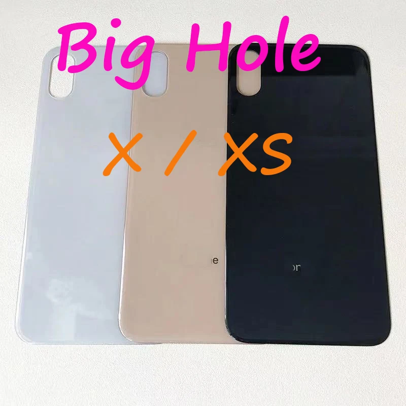 2 5-дюймовое заднее стекло с большим отверстием для iPhone X XS корпус запасные части