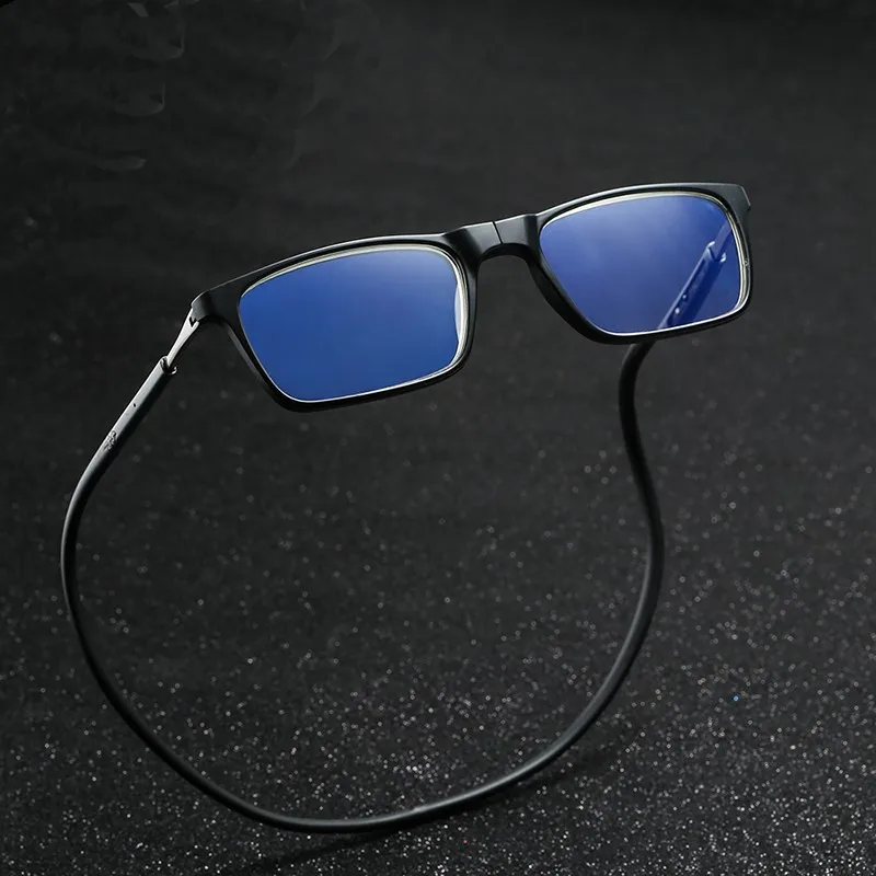 Hang on Neck Blue Light Blocking Reading Glasses,Comfortable Soft TR90 material