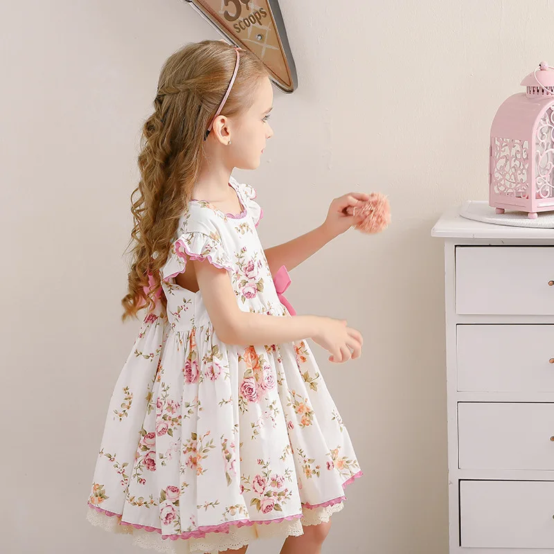 

2020summer Children's Lolita Dress Spanish Palace Girl Princess Dress Kids Dresses for Girls Toddler Girl Dress Holiday Dress