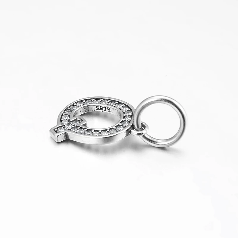 Бусины-подвески из серебра 925 пробы с буквами алфавита | Украшения и аксессуары