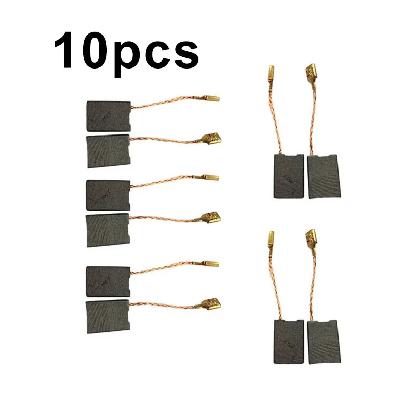

10 pcs Carbon Brushes Wire Lead Drill Set For GWS 20-230 H Angle Grinder Parts