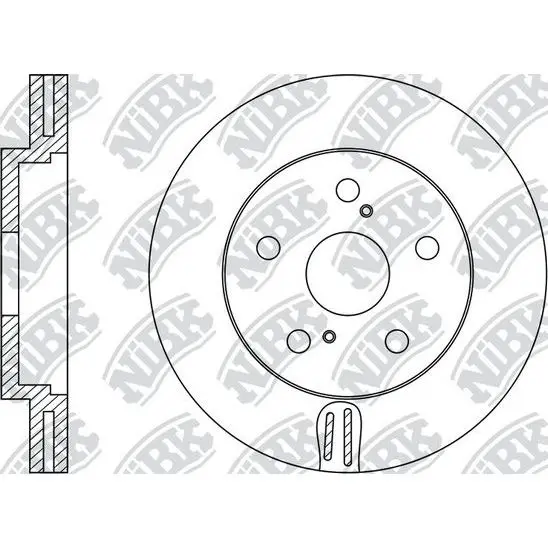 Диск тормозной TOYOTA CAMRY (V30) 2.4/3.0 01 06 передний вент. N|Тормозной цилиндр| |