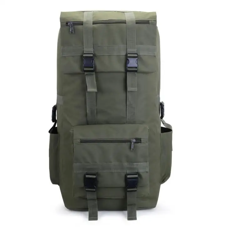 Army Green 110л большой емкости военный тактический рюкзак для наружного использования Оксфорд водонепроницаемый камуфляжный рюкзак для альпинизма походная дорожная сумка - Цвет: Army Green