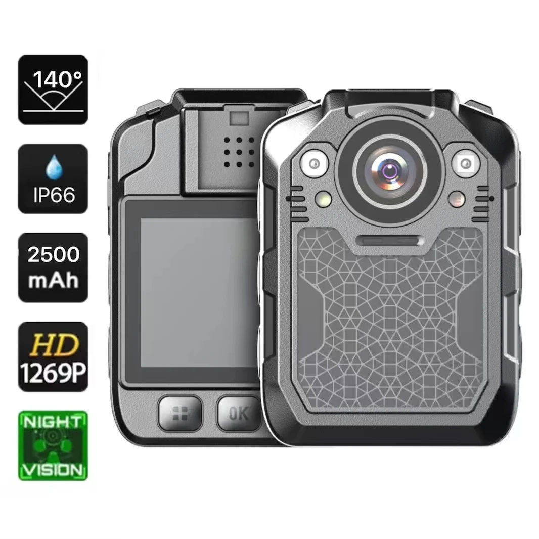 S300 Portable Body Camera Super FHD 1296P Wearable Mini Night Vision Removable SD Card Police DVR Video Recorder Sport DV