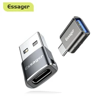 essager usb 3 0 type c otg adapter usb c male to usb type c female converter for macbook xiaomi samsung s20 usbc otg connector