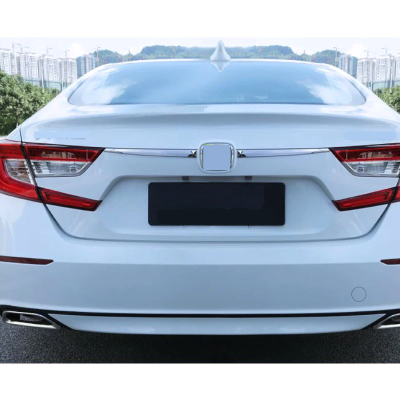 Для Honda Accord 10th 2018 2019 ABS Задняя Крышка багажника крышка задней двери отделка декор