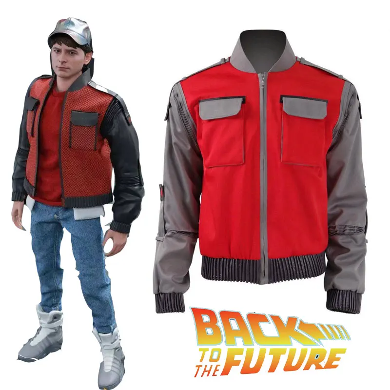 Jr Marlene Seamus Marty  Costume Orange Coat Outwear Men Hal