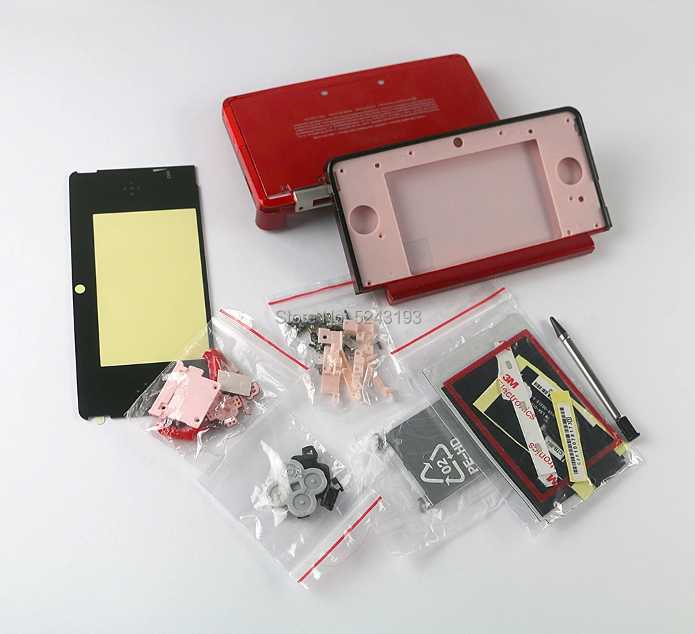 1 комплект полный корпус чехол с объективом экрана для 3DS запасные части ремонта