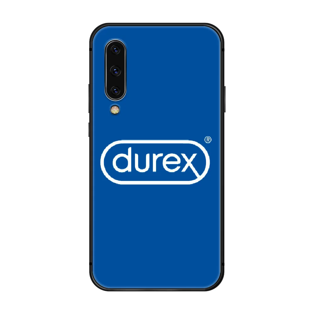 

Durex Phone Case Cover For Samsung Galaxy A10 A20 A30 E A40 A50 A51 A70 A71 J 5 6 7 8 S black cell cover tpu shell soft hoesjes