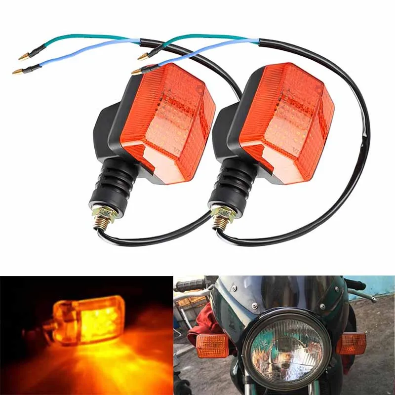 

12V Universal Motorcycle Turn Signal Indicator Light Turning Motorbike Lamps For Off-Road Moto Pit Quad Dirt Bike Go Kart Buggy