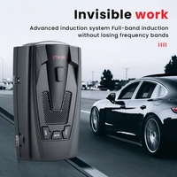 car radar detector english russian thai speed alarm system with red light camera alert anti radar detectors auto accessory