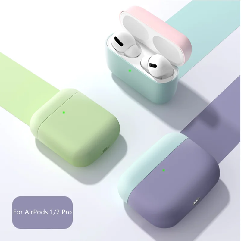 

Silicone Case For Apple Airpods Pro Case Wireless Bluetooth Earphone accessories Cover Apple Air Pod pro Case airpods 3 Fundas