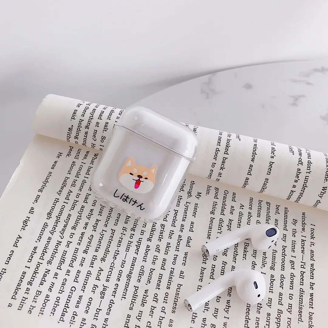 A9 Чехол для Apple AirPods с рисунком из мультфильма, прозрачный жесткий защитный чехол, беспроводной чехол для наушников, милый чехол для Airpods 2, прозрачный чехол, fundas - Цвет: A9