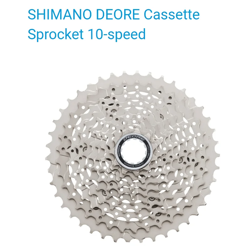 Кассета SHIMANO DEORE CS M4100 10 скоростей кассета HYPERGLIDE MTB s 10v 42t 46t|Храповик велосипеда| |