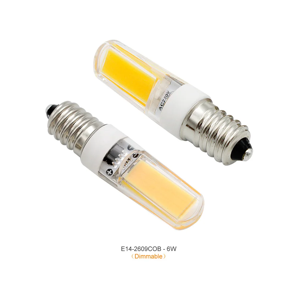 Мини 1 шт. лампы для холодильника E14 светодиодные 2 Вт 3 4 5 6 8 2835 3014 SMD 2609 COB AC 220 В |