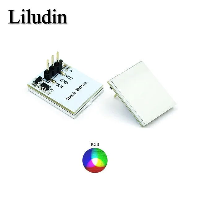 Емкостный сенсорный переключатель чувствительная кнопка светодиодный модуль