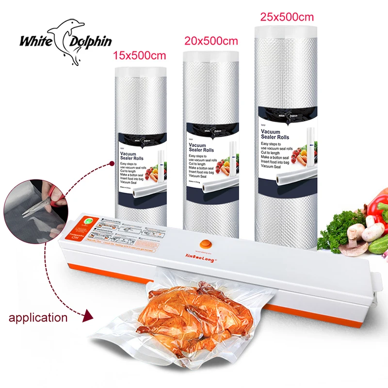Вакуумный упаковщик для хранения пищевых продуктов 3 рулона вакуумный пленка
