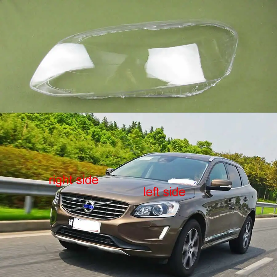 Для Volvo XC60 2014 2015 2016 2017 2018 2019 прозрачный абажур крышка фары стеклянный для лампы