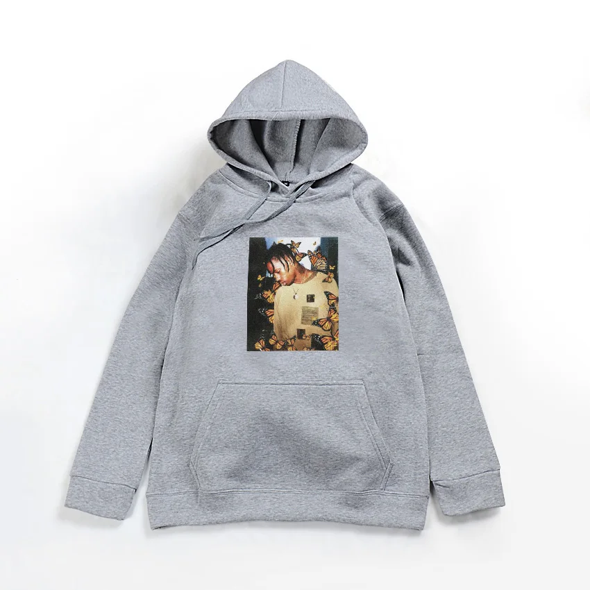 2019 худи с бабочкой и эффектом Тревиса Скотта реп музыкальный альбом для мужчин