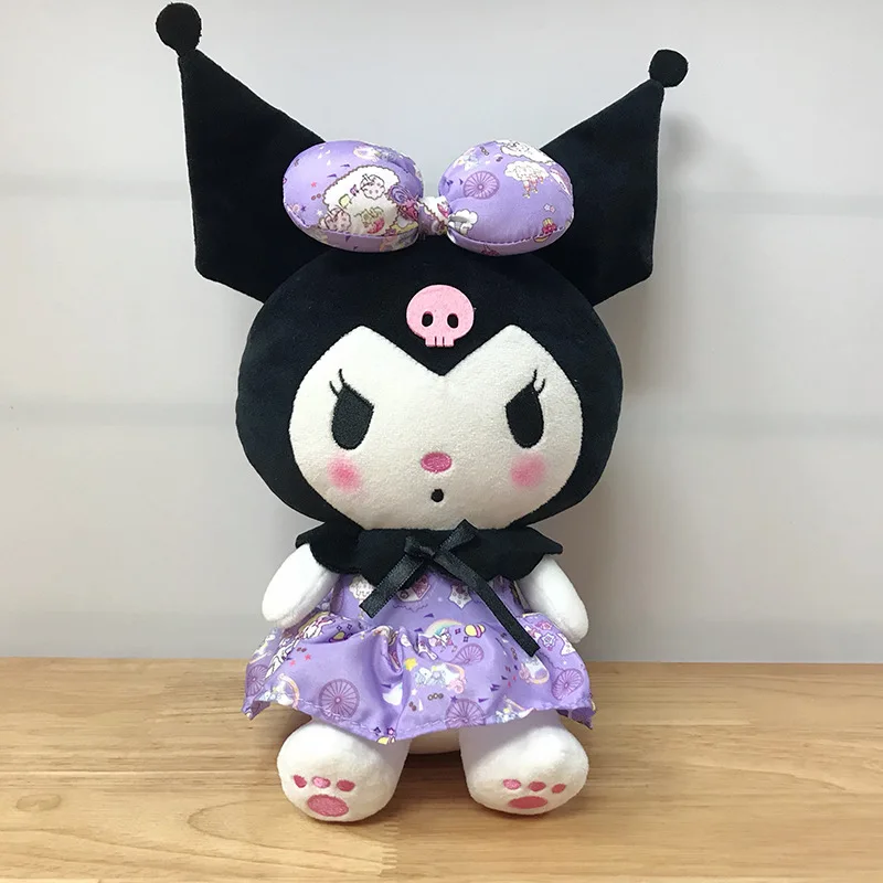 

Kawaii flower skirt Kuromied demon My Melody mini plush toy exquisite KT cat cute doll pendant pendant toy