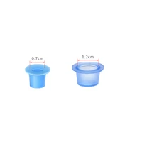 tattoo ring cups disposable glue holder plastic soft tattoo ink pigment ring adhesive makeup rings palette for eyelash extension