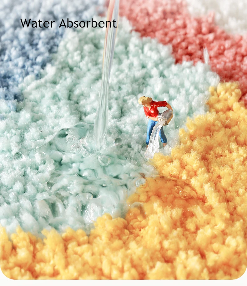 universe cartoon pattern bathroom mat kids room decor doorway floor carpet super soft absorbent hallway toilet bath rug washable free global shipping