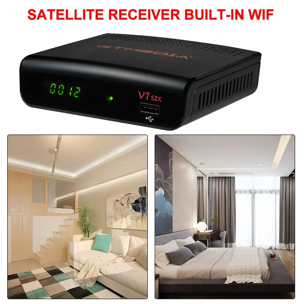 

FTA 1080P V7S2X DVB- Satellite Receiver with usb wifi v7s2x Digital Receptor Upgrade Receiver Terrestrial Decoder