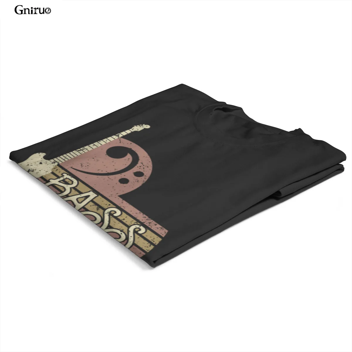 Мужская Винтажная футболка с изображением бас-гитары в стиле панк 99794 | одежда