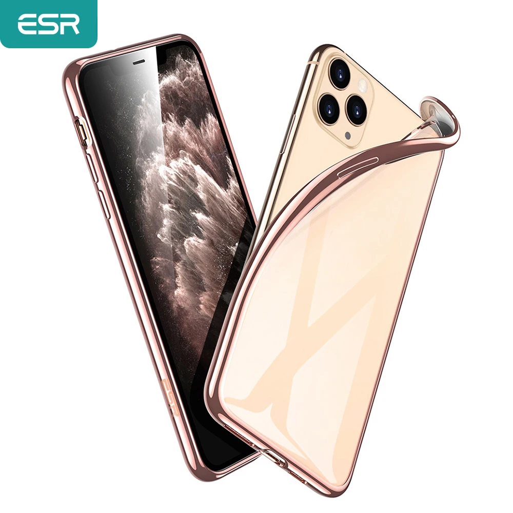 ESR 1 мм Ультратонкий Мягкий ТПУ чехол с рамкой для телефона iPhone XS XR Max полный Чехол