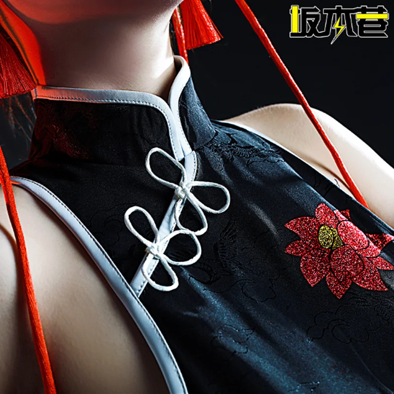 2020 Date A Live Cos Tokisaki Kuangsan костюм-Чонсам для косплея Female Anime R | Тематическая одежда и