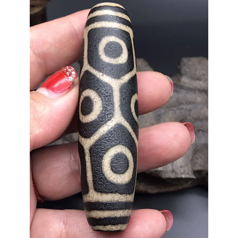 Натуральный Тибетский тианьский жемчуг настоящий 9-глазый камень ручная цепочка