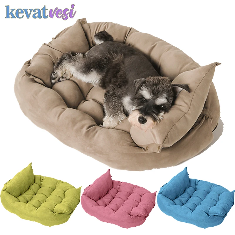 

Multifunction Dog Bed Foldable Dog Sleeping Mats Soft Cat Sofa Pet Kennel for Small Medium Large Dogs Cushion Mat Pet Supplies