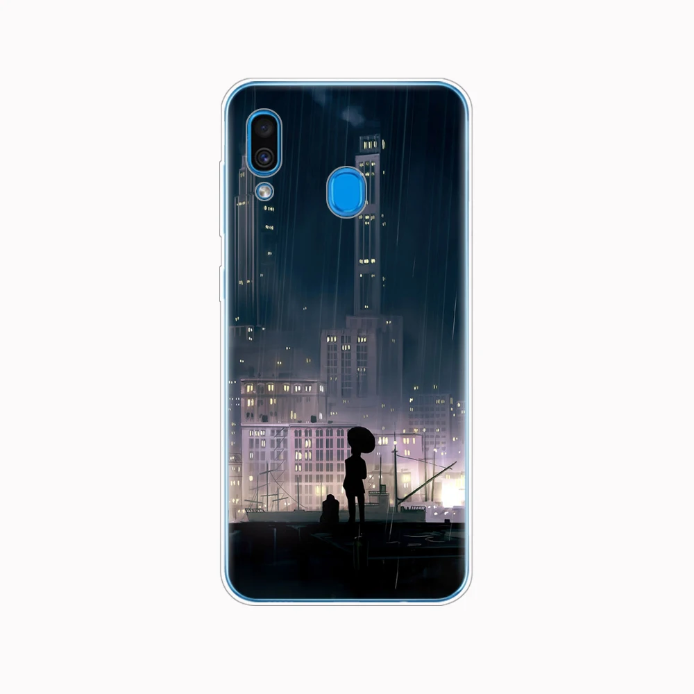 34738 Для samsung Galaxy A30 Чехол-Бумажник для телефона из силикона и ТПУ на samsung Galaxy A30 30 SM-A305F A305F A305 мягкий TPU бампер черный - Цвет: 34738