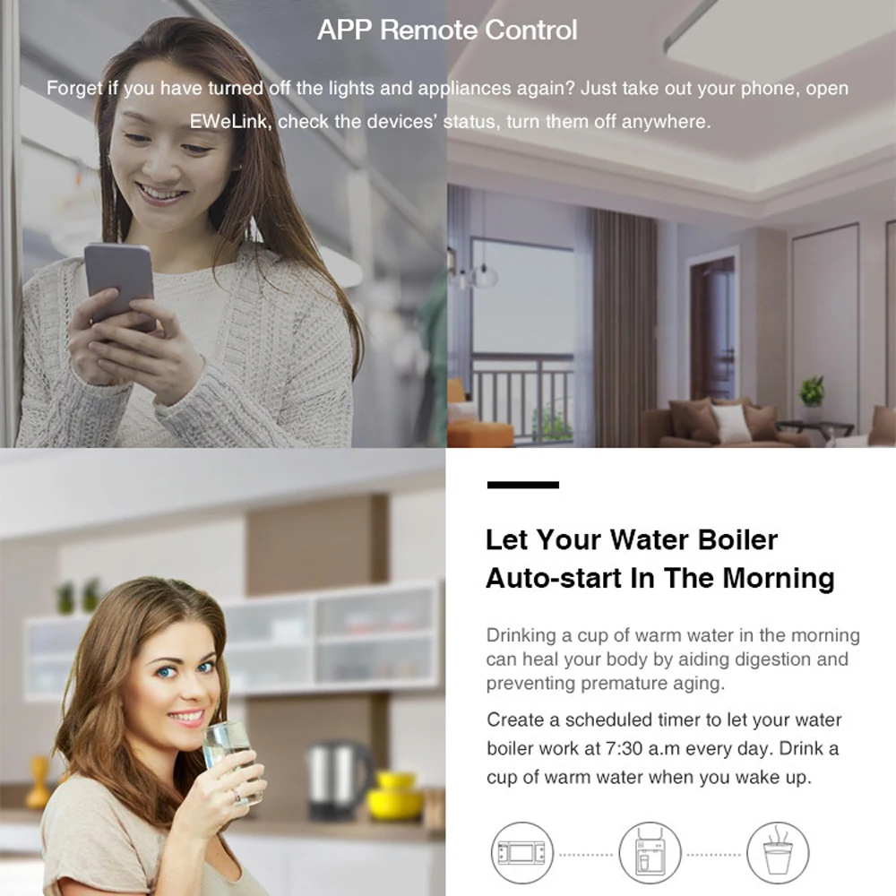 Беспроводной Выключатель SONOFF радиочастотный Wi Fi выключатель Модуль