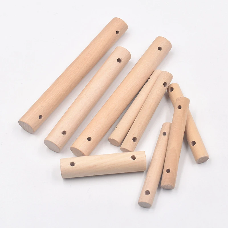 Круглые деревянные стержни 5 шт. Счетные палочки премиум деревянный дюбель для