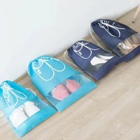 10pcs drawstring shoes storage bag travel storage organizer portable package bags waterproof wardrobe home non woven pouch
