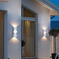 led aluminum wall lamp bathroom waterproof porch outdoor balcony light terrasse exterieur garden