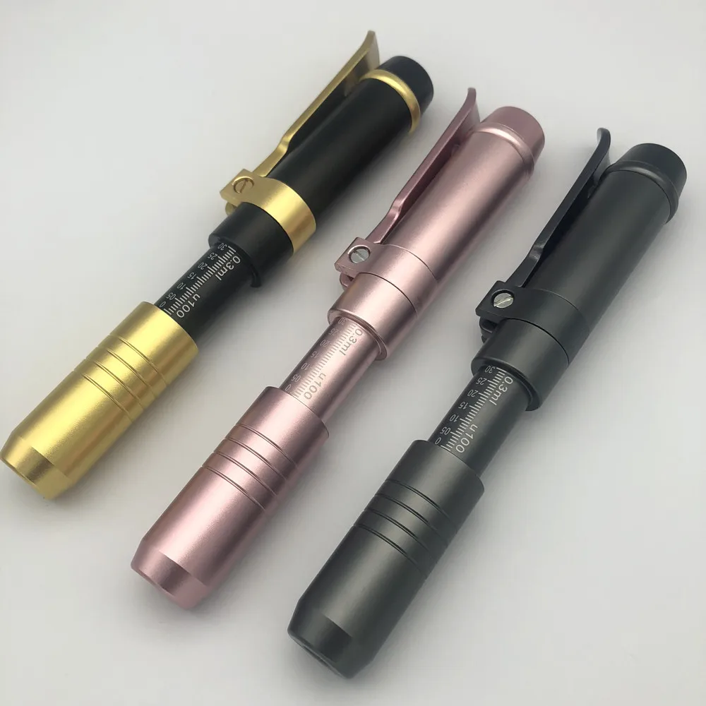 

NEW 2 IN 1High Pressure Hyaluronic Acid Pen High density metal For Anti Wrinkle Lip injection hyaluron gun atomizer hyaluron pen